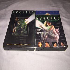 Vhs Used Species 2 Different Special Collector's Edition Tape Lot H.R. Giger Lot